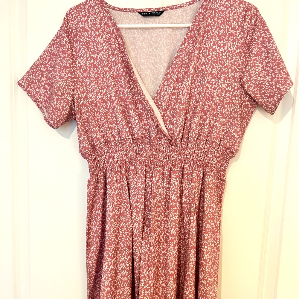 Blush Pink Midi Maxi Dress